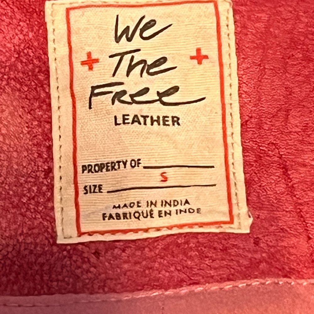 We The Free Jealousy Leather Moto Jacket in SOLD OUT Pink
